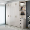 Hot Selling 4 Door Storage Cabinet with Melamine Modern Customization Bedroom Wardrobes with Drawers And Rollers