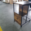 Night Table Bedroom Bedside Table With Metal Legs Nightstand
