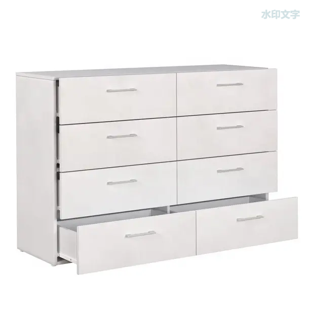 8 Drawer Dresser Cabinet Double Dresser Chest Of Drawer Storage Cabinet For Living Room Bedroom