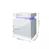 Modern Simple Bedside Table with LED Colorful Lights Bedside Cabinet