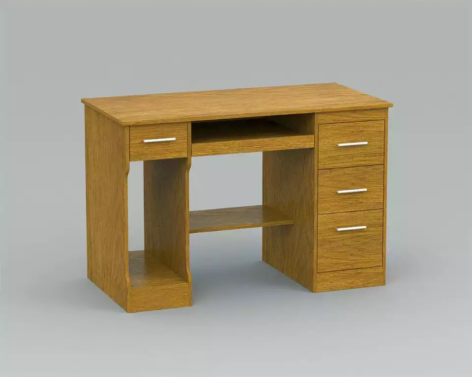 Cheap Prices Home Living Room Furniture 3 Drawer Modern Study Computer Office Desk