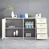 Factory Price Office Home Hallway Bedroom Cabinet with 5 Drawer Wooden Low Credenza File Cabinets Storage Cabinet