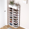 Small Household Door Indoor Provincial Mini Multi-layer Simple Shelf Wooden Shoes Cabinet Simple
