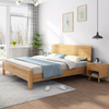 Kainice European solid wood bed children's solid wood economical Japanese simple modern double wedding bed frame